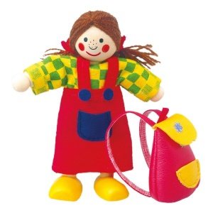 Puppe Lisa inkl. Zubehör von Mertens