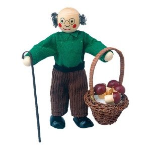 Puppe Opa inkl. Zubehör von Mertens