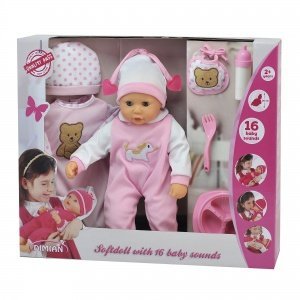 Puppe mit Sound & Zubehör