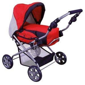 Puppenwagen mit Gepäcknetz