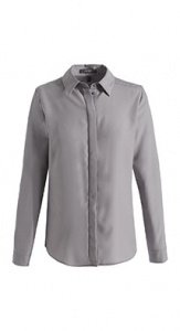 Pure Crepe-Chiffon Bluse