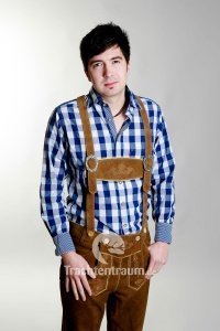 Pure Trachtenhemd fashionfit großkariert