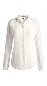 Puristische Seidenbluse