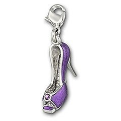 Purple Shoe Charm