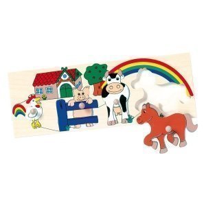 Puzzle Bauernhof von Mertens