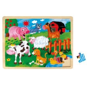 Puzzle Bauernhoftiere von Mertens