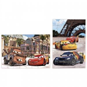 Puzzle "Cars" 2 in 1