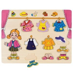 Puzzle Kleiderschrank aus Holz