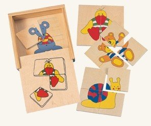 Puzzle, Tiere Spielzeug aus Holz