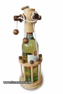 Puzzle Weinflasche ´´Round