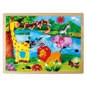 Puzzle Wildtiere von Mertens