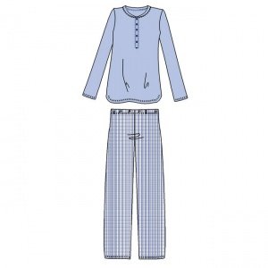 Pyjama Sweet Harmony hellblau