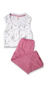 Pyjama aus Baumwoll-Mix