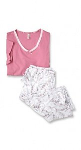 Pyjama aus Baumwoll-Mix