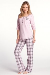 Pyjama aus Jersey + Flanell