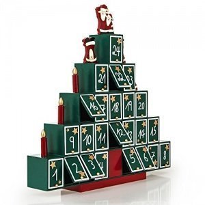 Adventskalender Pyramide Holz zum Selbst