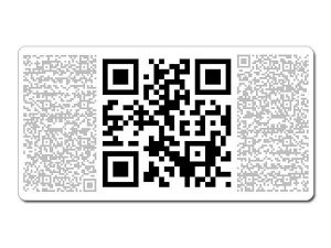 QRCode-Schild - Ich Liebe Dich in groß