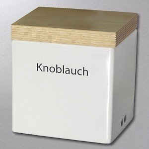 Quadratische Vorratsdose aus Keramik mit