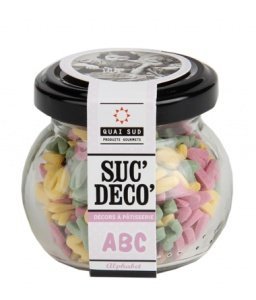 Quai Sud Buchstaben Zuckerdekoration 60g