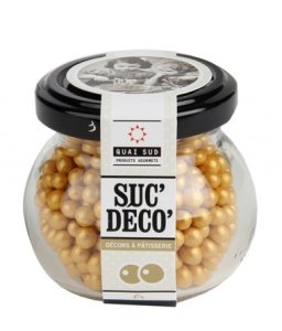 Quai Sud Goldene Perlen Zuckerdekoration