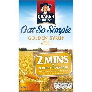 Quaker Oats Oat So Simple Golden Syrup F