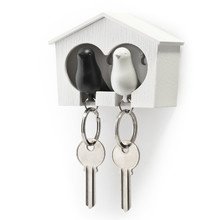 Qualy - Duo Sparrow Schlüsselhalter, wei