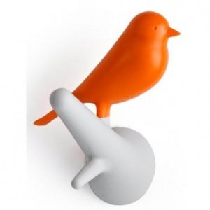 Qualy Garderobenhaken Spatzen 2er Set we