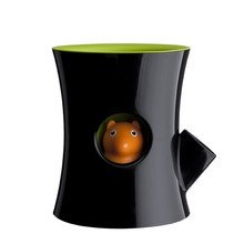 Qualy - Log & Squirrel Blumentopf, schwa
