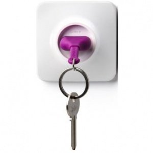 Qualy Schlüsselanhänger Unplug lila QL10
