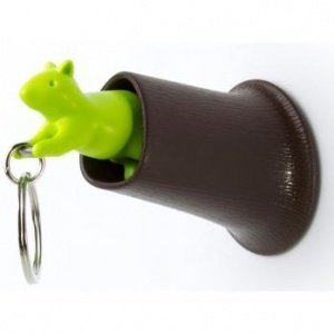 Qualy Schlüsselhalter Eichhörnchen braun