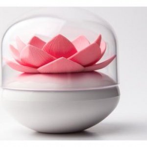 Qualy Wattestäbchenhalter Lotus weiss pi