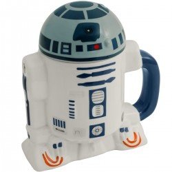 R2D2 Tasse mit Deckel