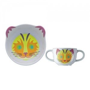 _ RASSELBANDE 2tlg. Kindergeschirr Motiv