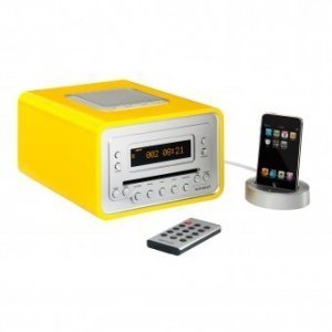 Radio/CD-Player Cubo gelb