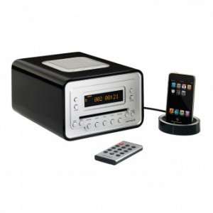 Radio/CD-Player Cubo schwarz