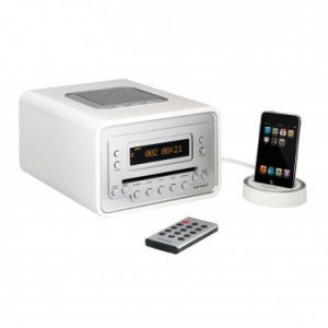 Radio/CD-Player Cubo weiß