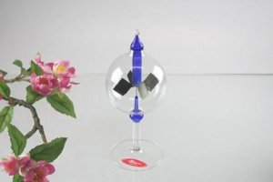 Radiometer stehend 15cm blau