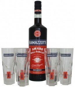 Ramazzotti Set mit 6 Gläsern