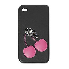Raspberry Black iPhone 4S Etui