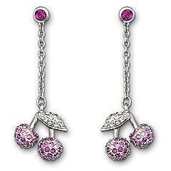 Raspberry Cherries Ohrhänger