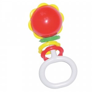 Rasselblume mit Griff