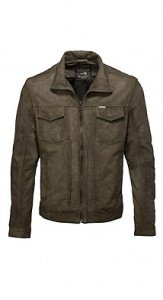 Raulederjacke mit Vintage-Finish