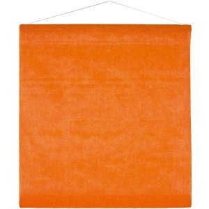 Raumdeko Banner Vlies, orange, 12 m
