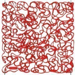 Raumteiler Fusion transparent rot