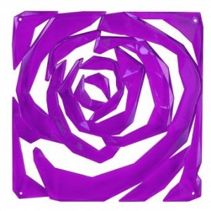 Raumteiler Romance transparent violett
