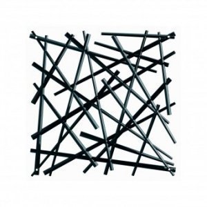 Raumteiler Stixx solid schwarz