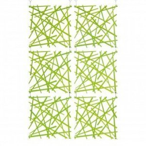 Raumteiler Stixx transparent grün