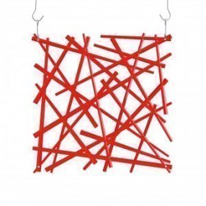 Raumteiler Stixx transparent rot