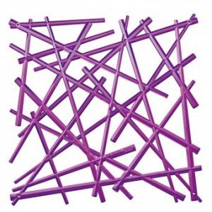 Raumteiler Stixx transparent violett