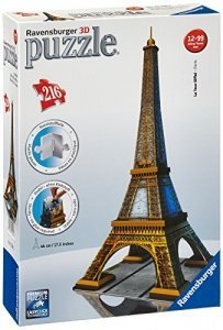 Ravensburger Eiffelturm - 216 Teile 3D Puzzle-Bauwerke